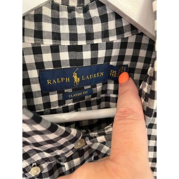 Ralph Lauren S/2 Plaid & Gingham Button Down Shirts sz XXL EUC - Picture 11 of 14